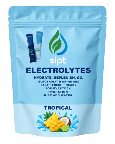 Tropical electrolyte pouch